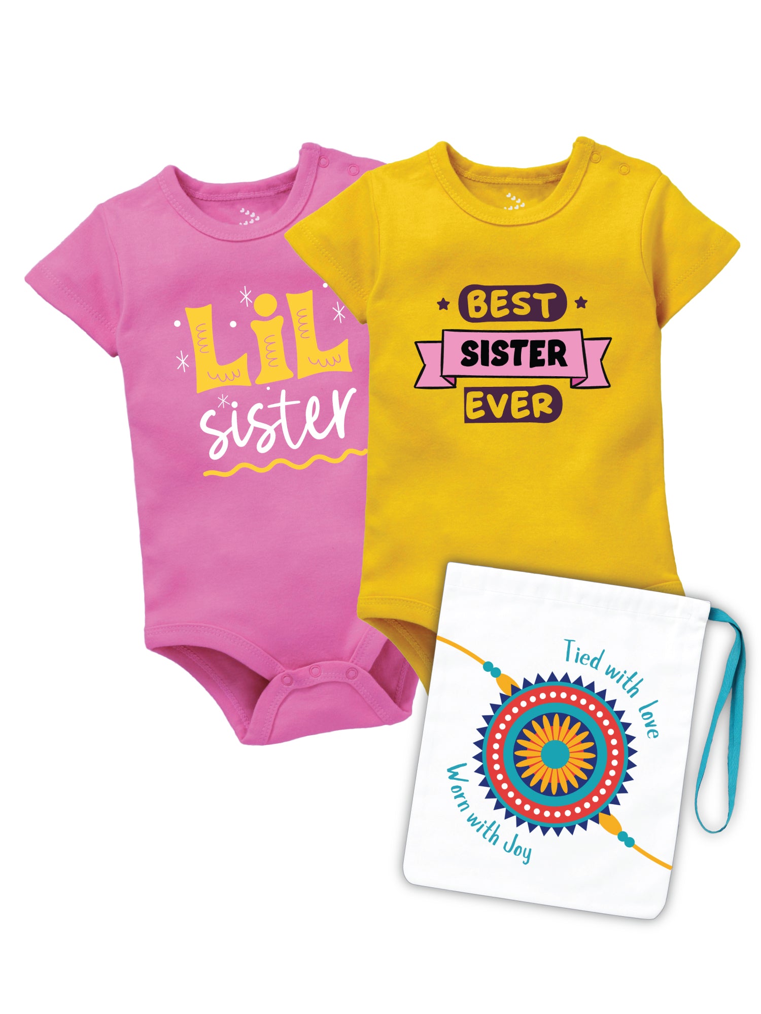Rakhi Gift Set- Little Sister & Best Sister Ever