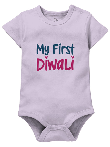 My First Diwali Printed - Onesie