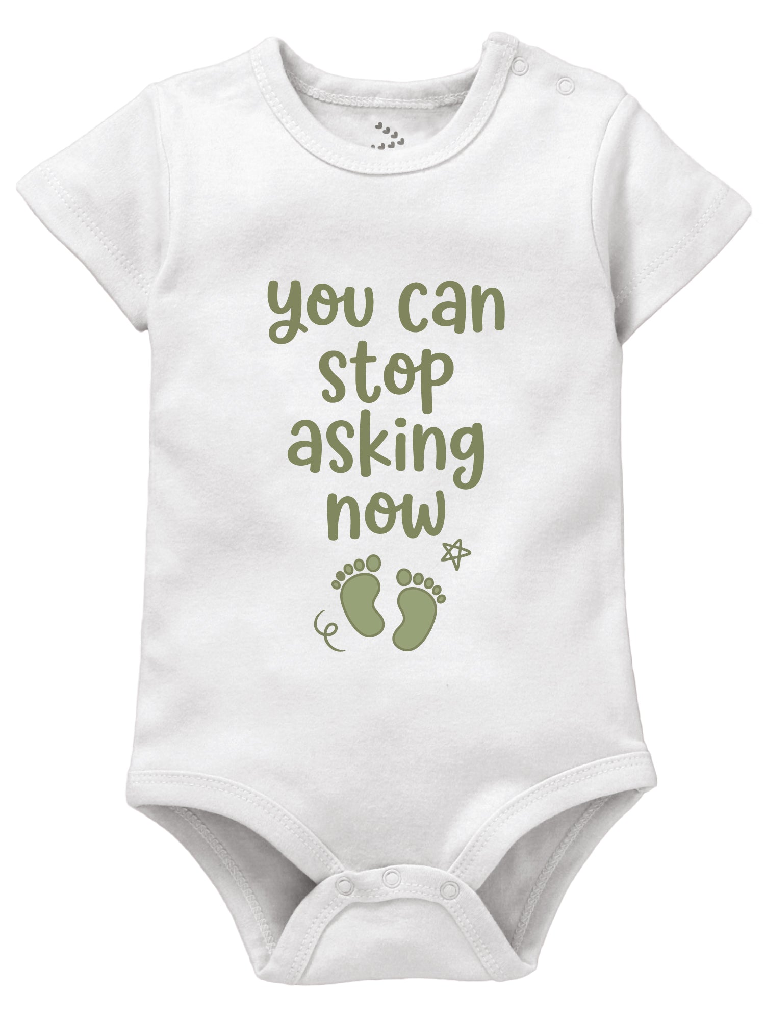 You Can Stop Asking Now - Onesie