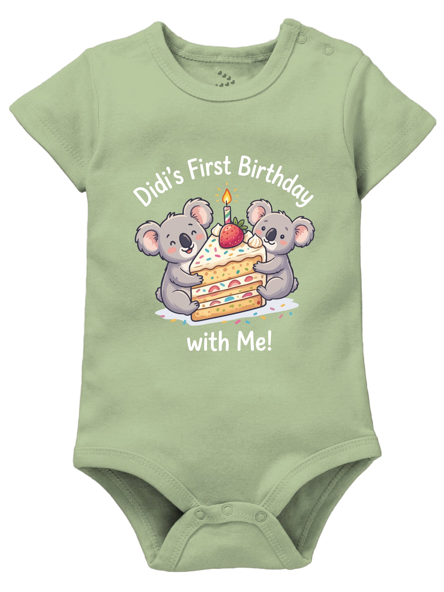 Didi's First Birthday With Me Koala - Onesie