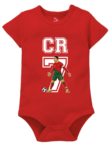 Cr 7 White Text - Onesie