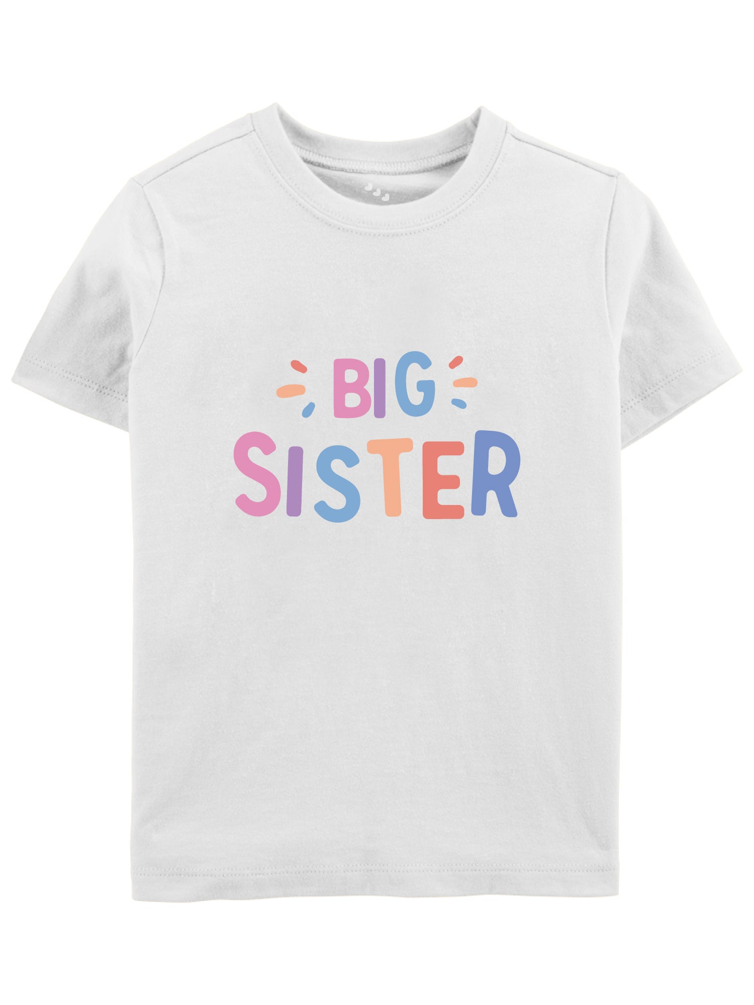 Big Brother/Sister with Colourful Text - Tee