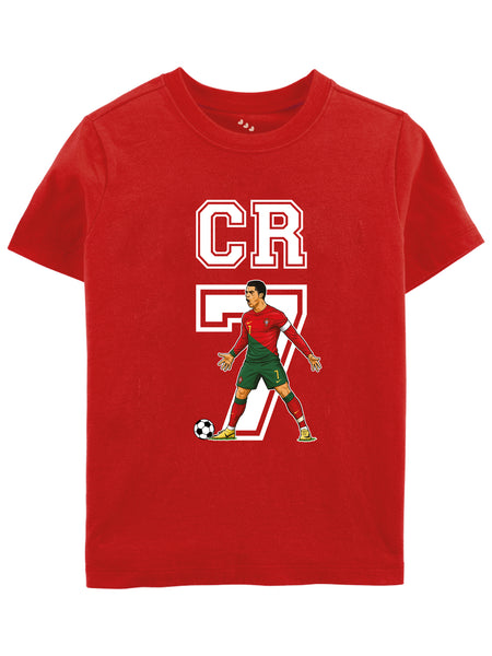 Cr 7 White Text - Tee