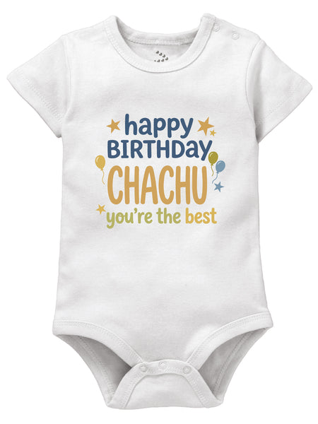 Happy Birthday Chachu You're The Best - Onesie
