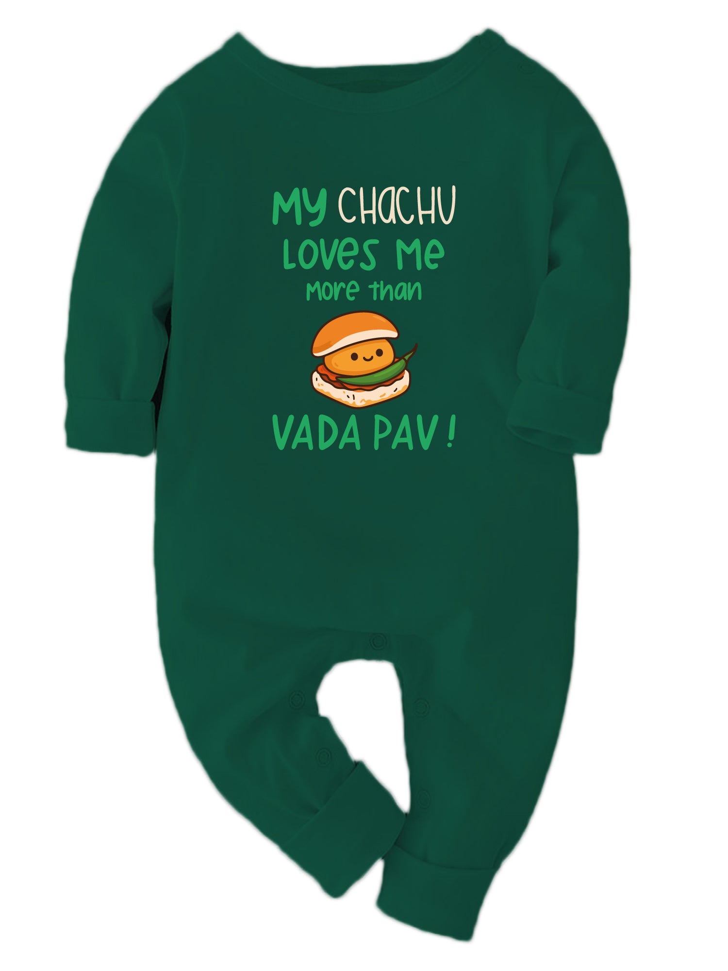Chachu Loves Me More Than Vadapav - Bodysuit