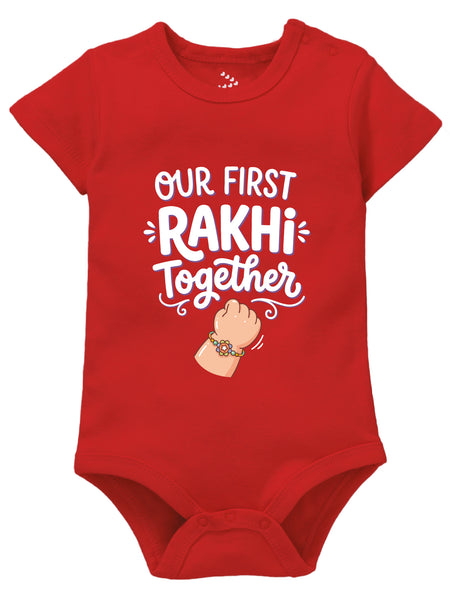 Our First Rakhi Together - Onesie