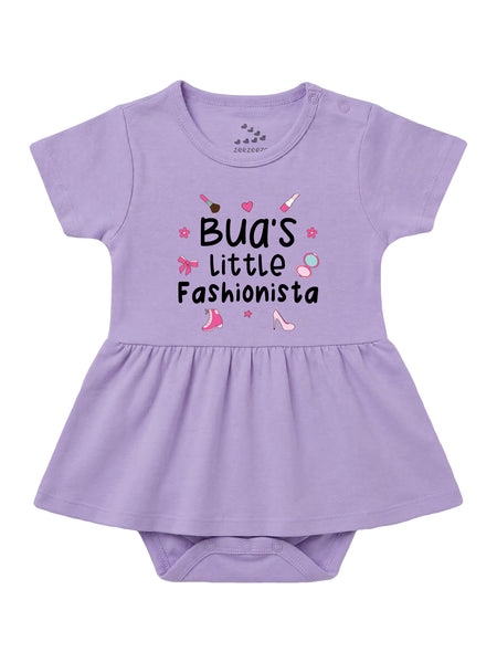 Bua's Little Fashionista - Frock Onesie
