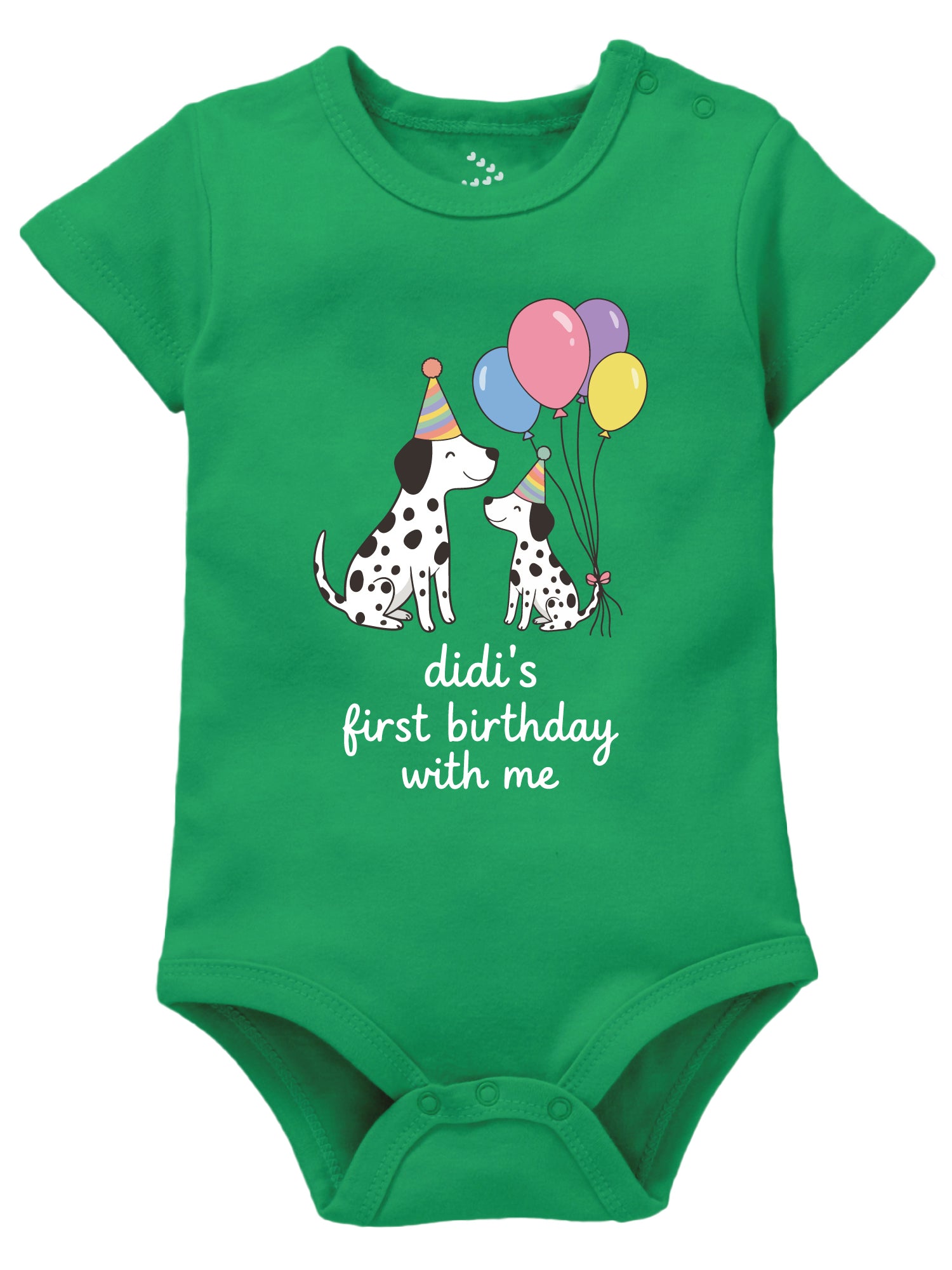 Didi's First Birthday With Me Doggy - Onesie