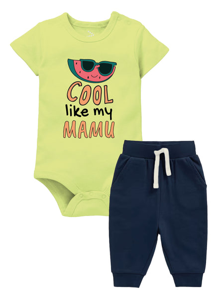 Cool Like Mamu  - Onesie And Joggers Set