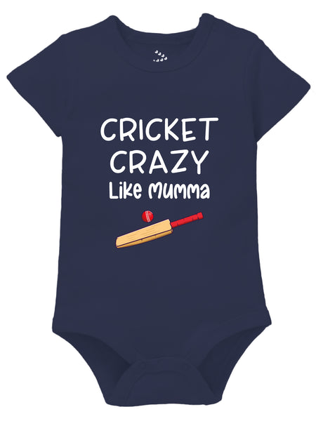 Cricket Crazy Like Mumma - Onesie