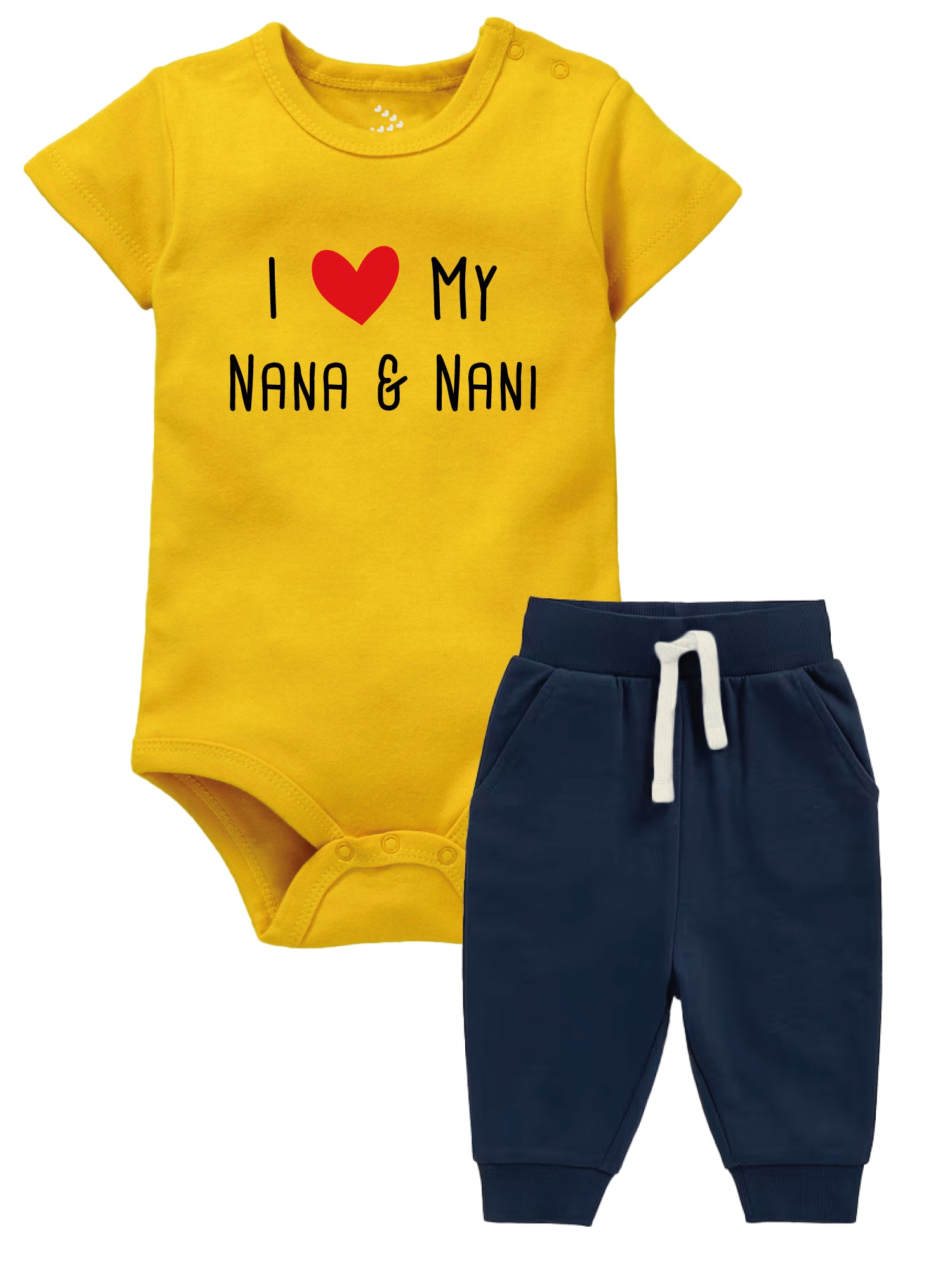 I Love Nana & Nani  - Onesie And Joggers Set