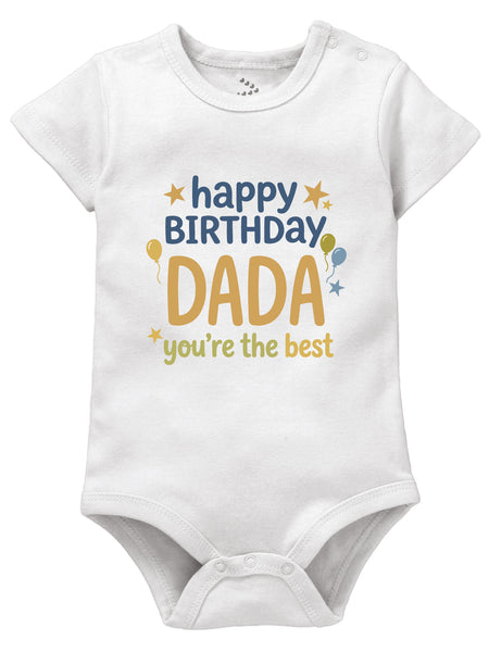 Happy Birthday Dada You're The Best - Onesie