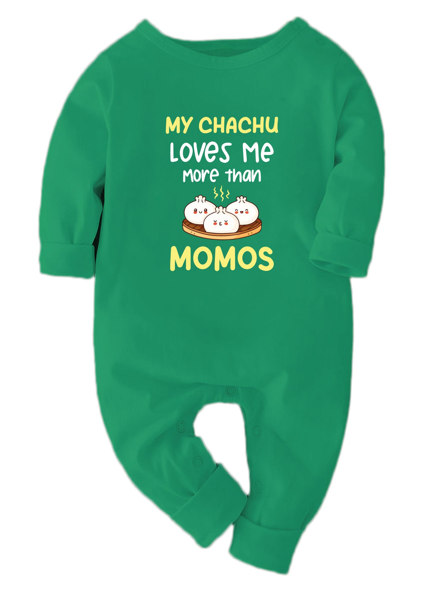 My Chachu Loves Me More Than Momos - Bodysuit