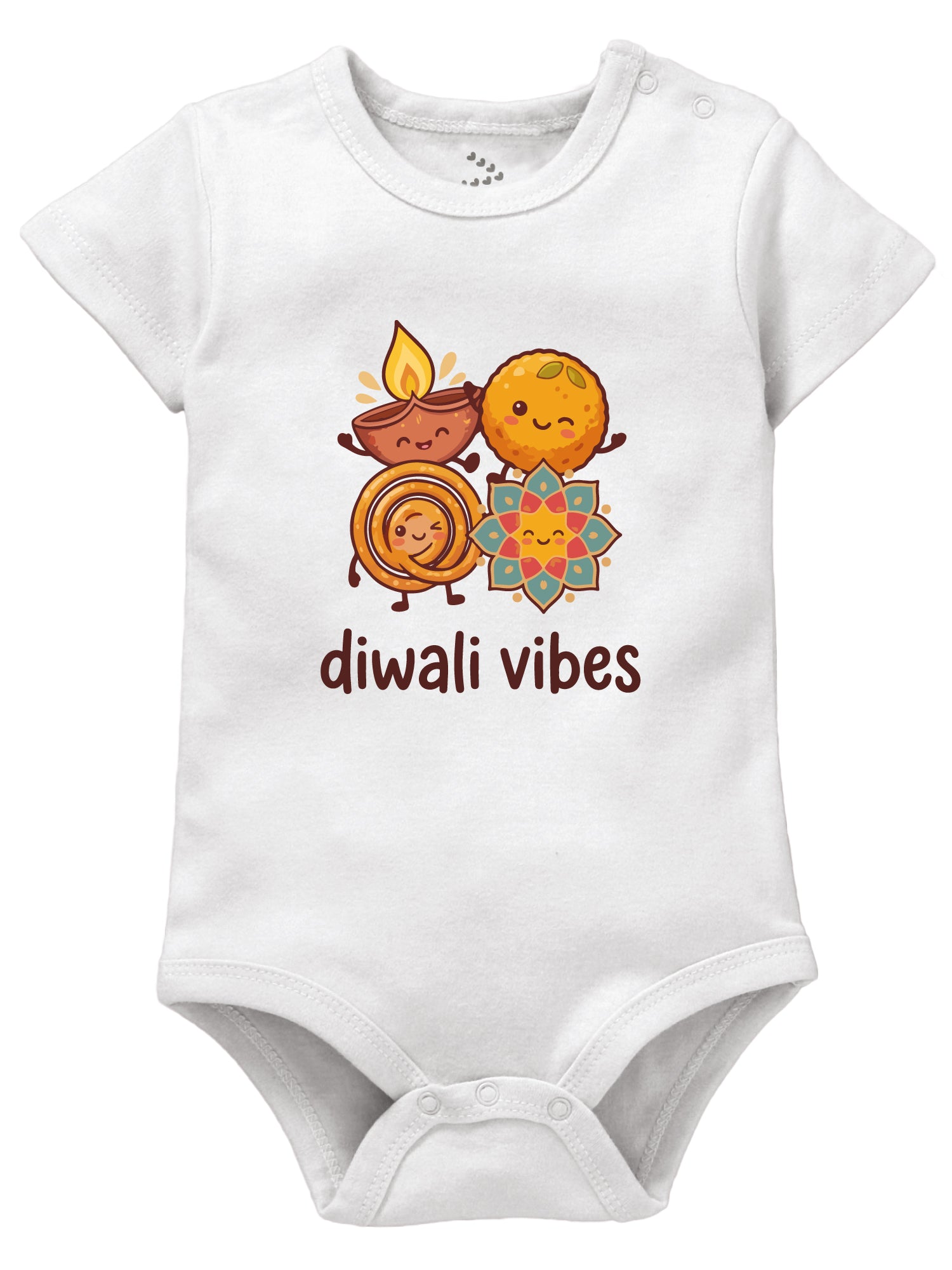 Diwali Vibes Printed - Onesie