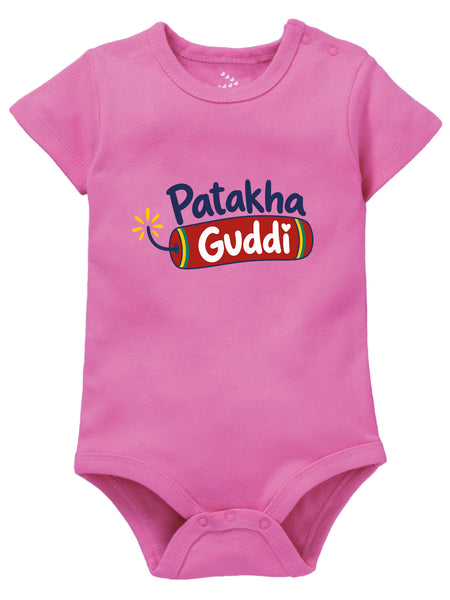 Patakha Guddi Printed - Onesie