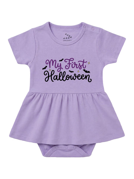 My First Halloween Bats - Bodysuit Dress