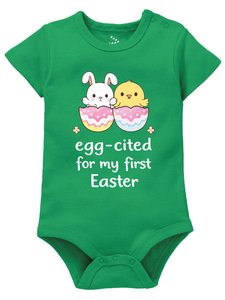 Egg-Cited For My First Easter - Onesie