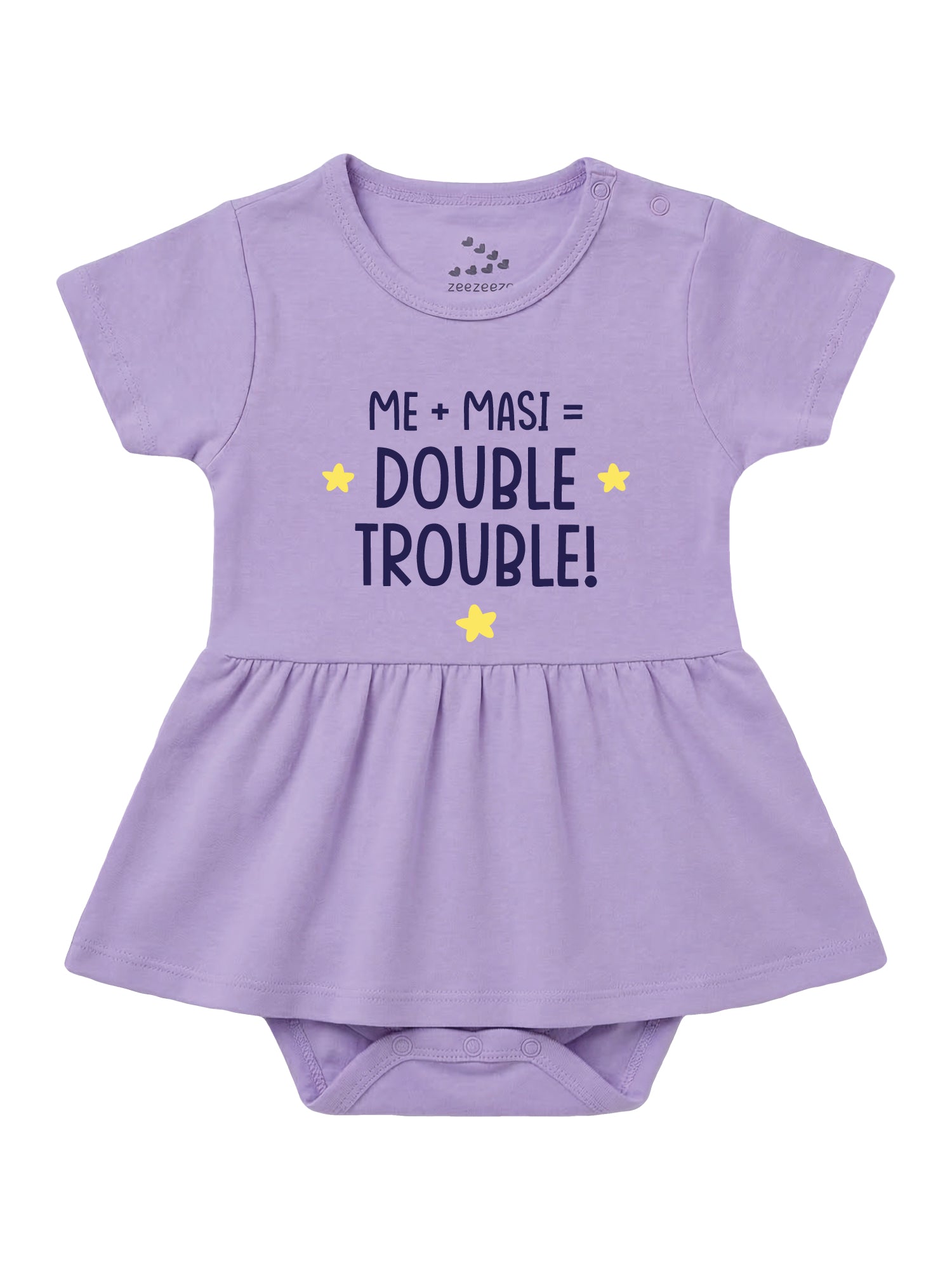 Me + Masi = Double Trouble - Frock Onesie