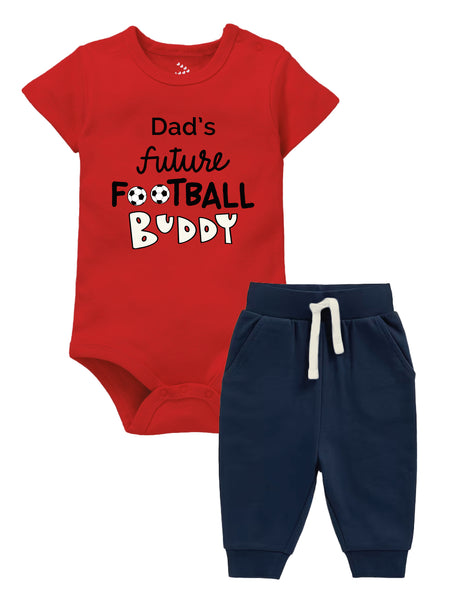 Dad's Future Football Buddy  - Onesie And Joggers Set