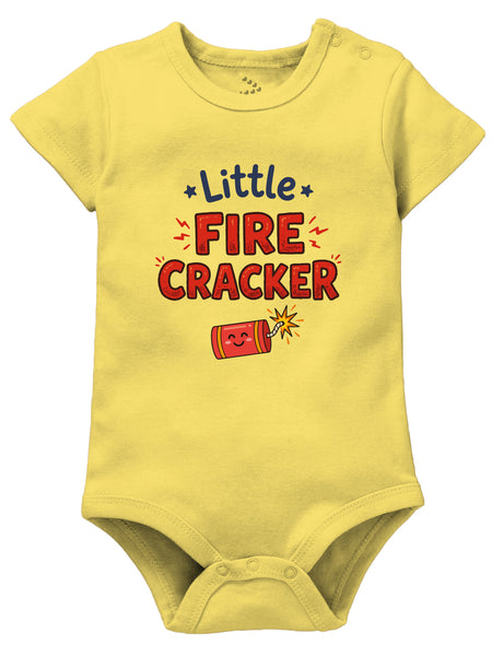 Little Fire Cracker Printed - Onesie