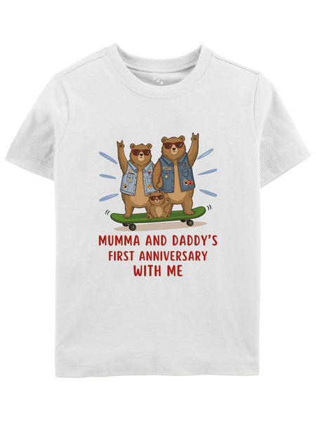 Mumma and Papa First Anniversary With Me - Tee