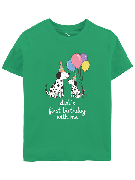 Didi's First Birthday With Me Doggy - Tee