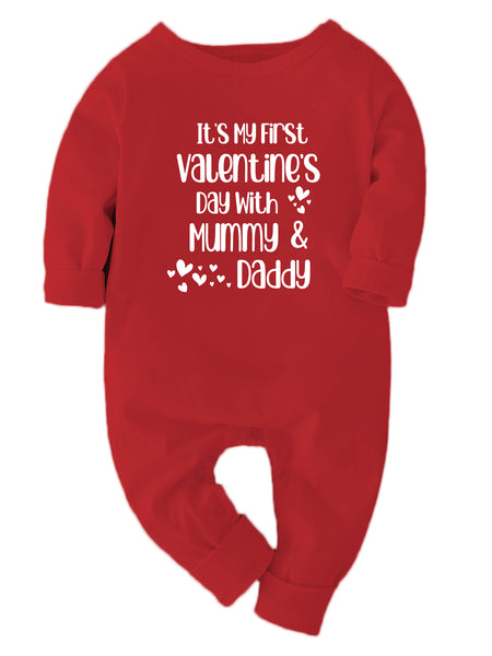 My First Valentine's Day with Mummy and Daddy - Bodysuit