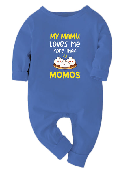 My Mamu Loves Me More Than Momos  - Bodysuit