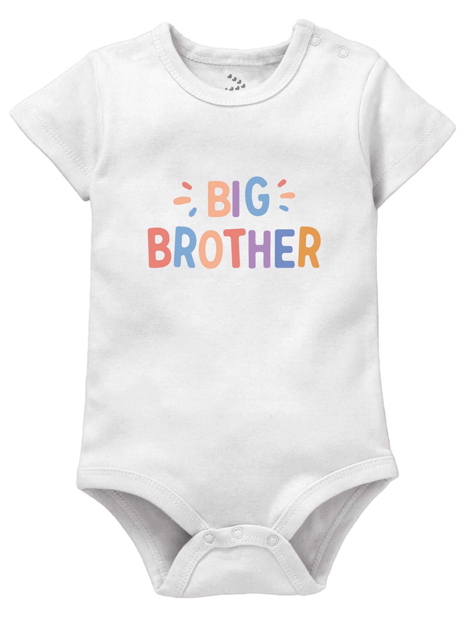 Big Brother/Sister Colourful Text - Onesie
