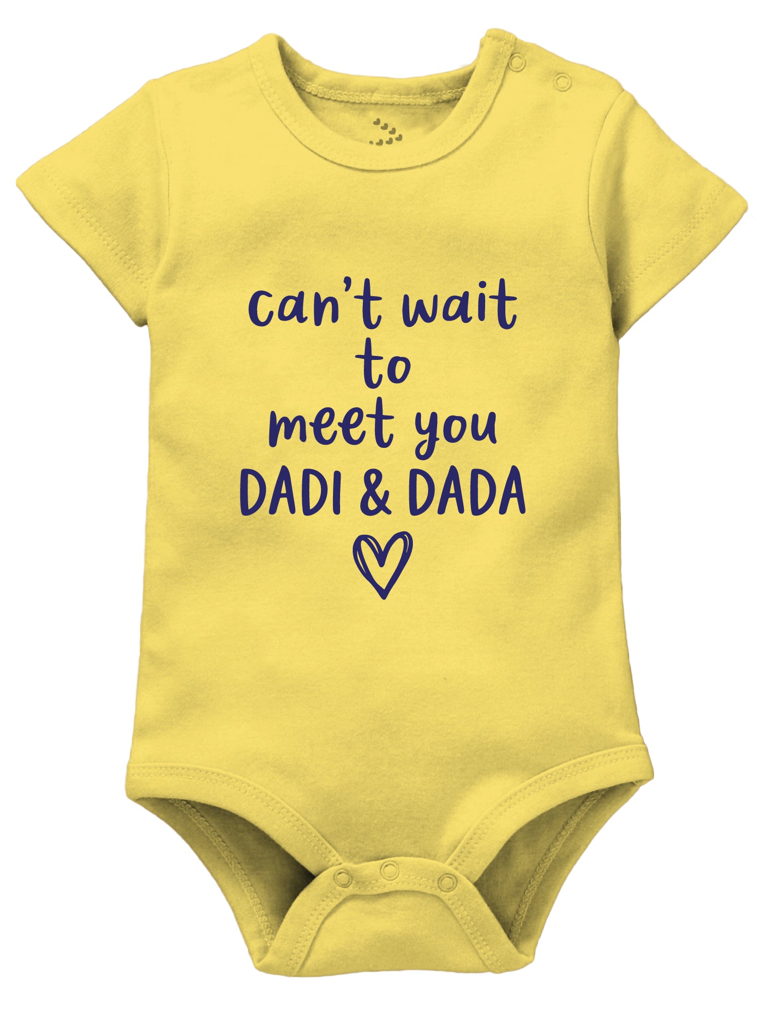 Can’t Wait To Meet You Dadi and Dada - Onesie