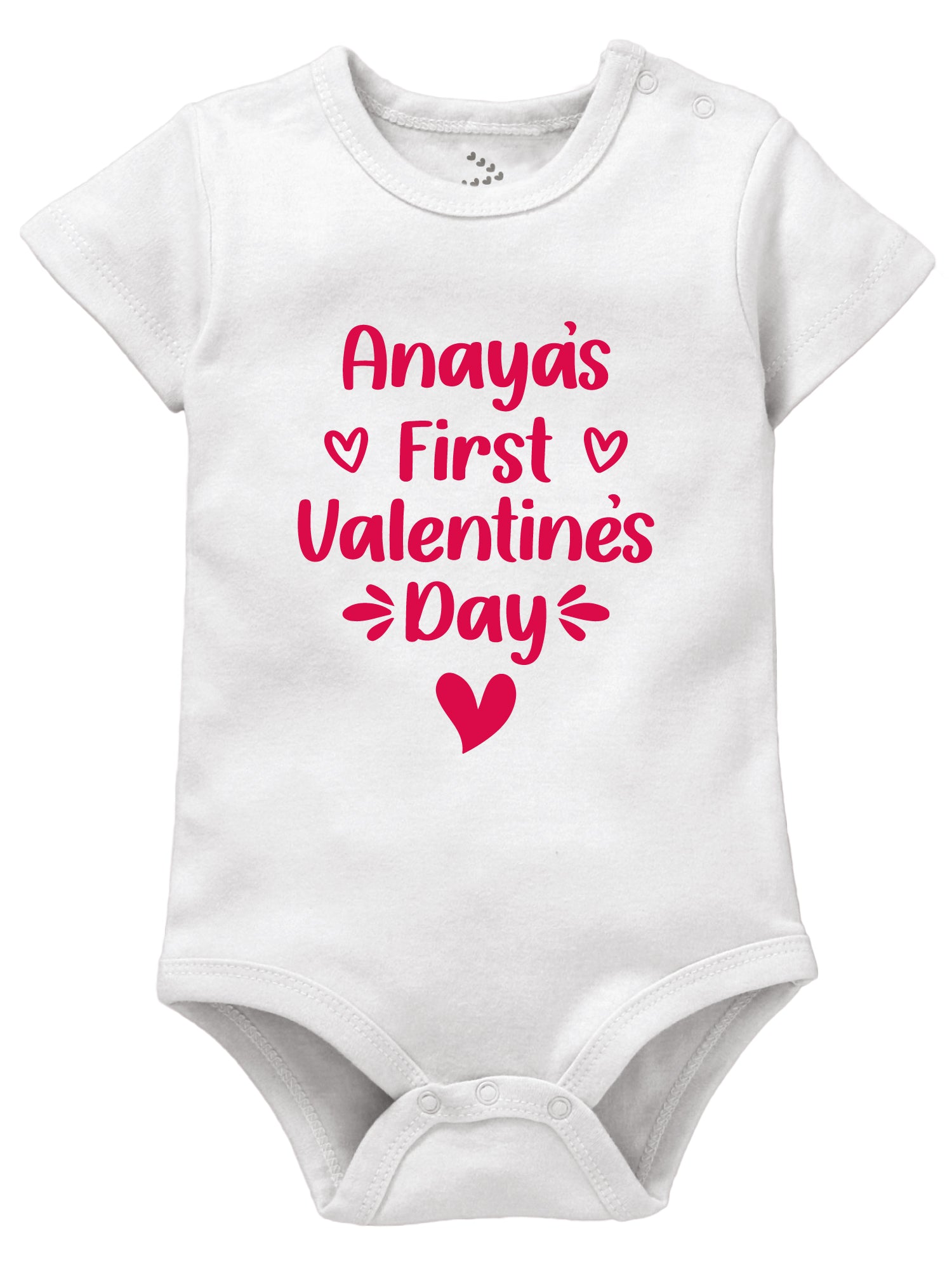 Name's First Valentines - Onesie