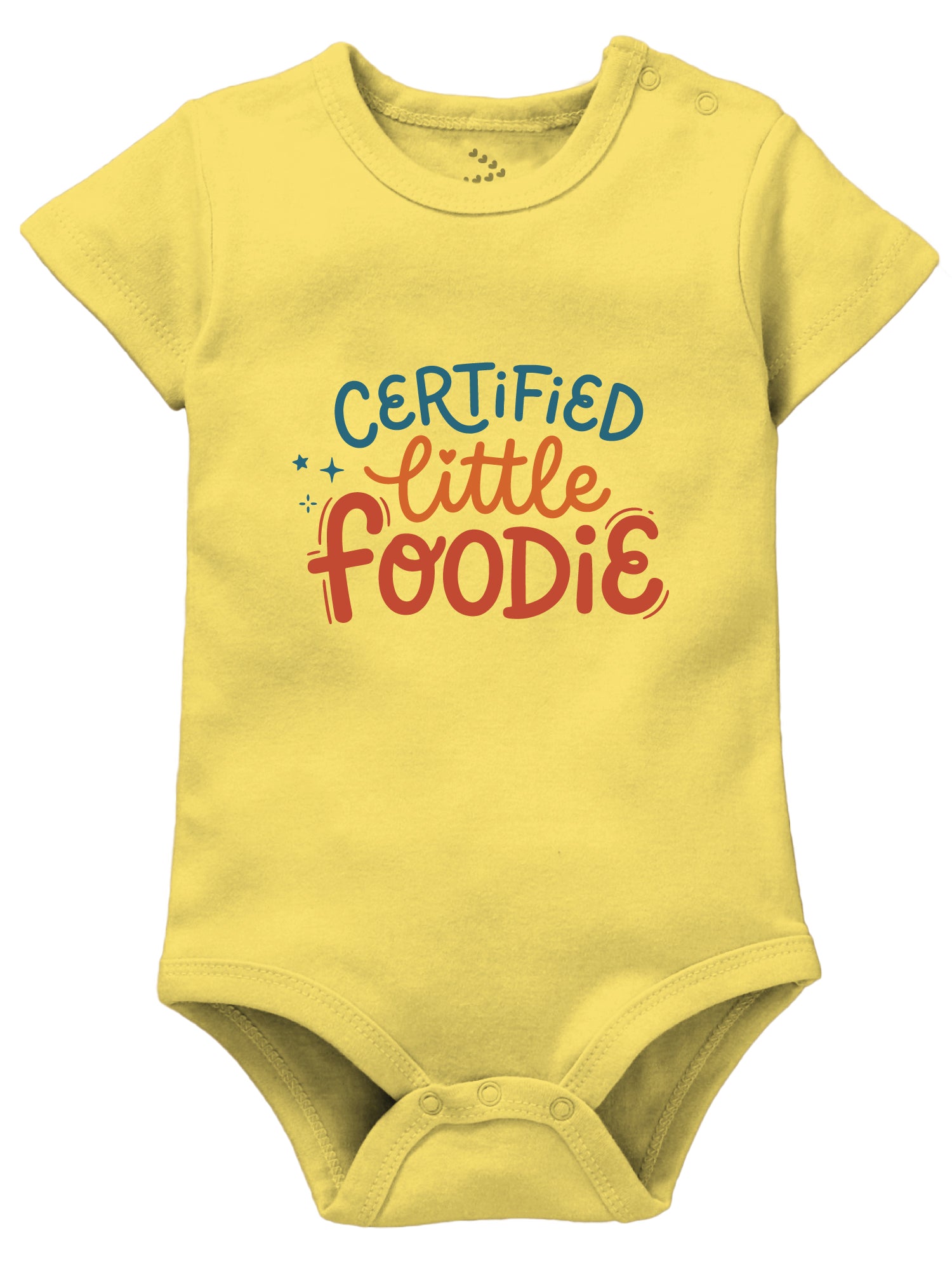 Certified Little Foodie Printed Annaprashan Theme - Onesie