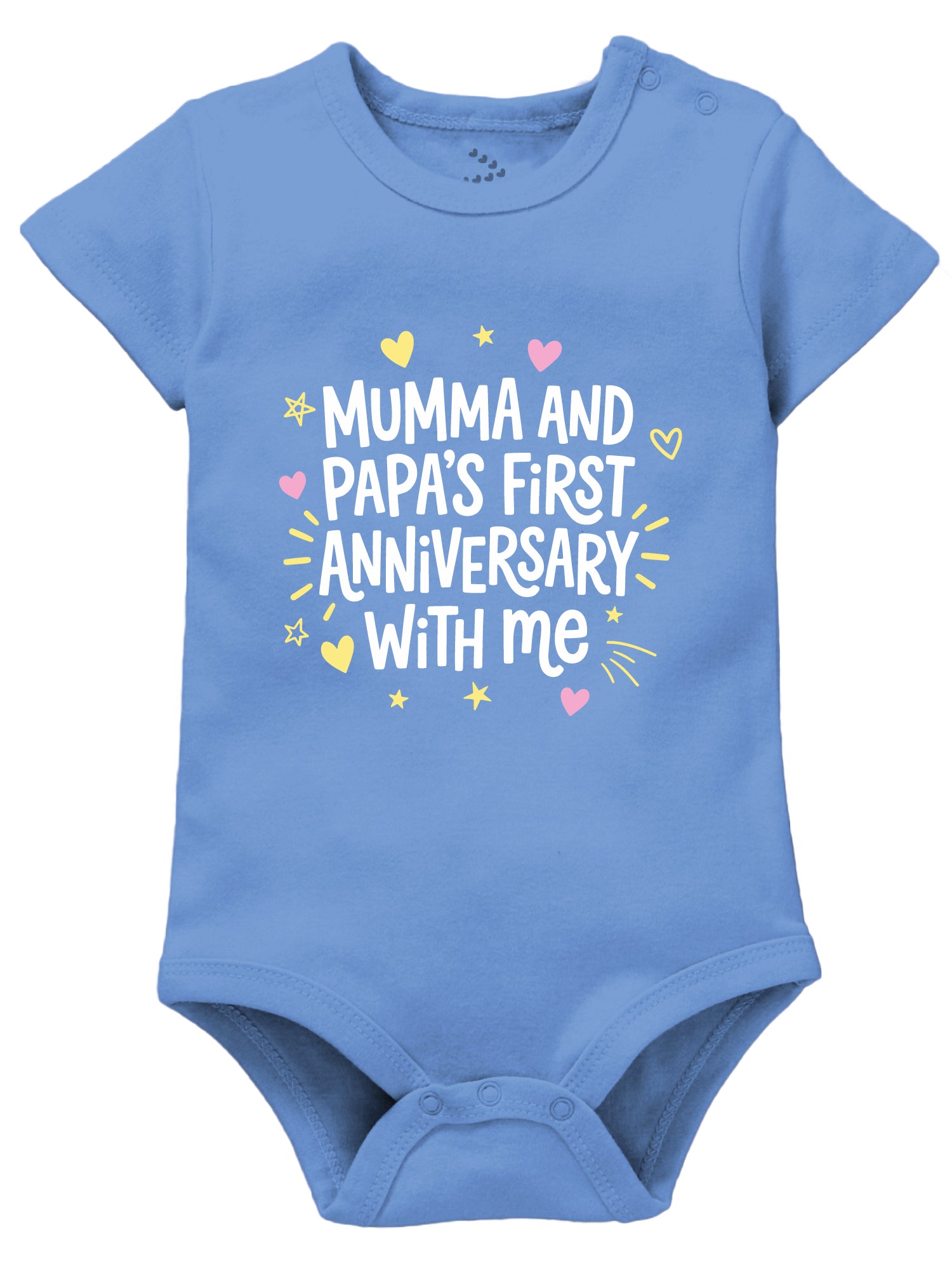 Mumma and Papa's First Anniversary With Me - Onesie