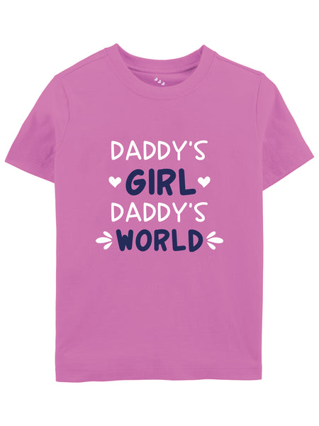 Daddy's Girl  Daddy's World - Tee
