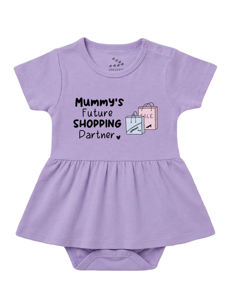 Mummy's Future Shopping Partner - Frock Onesie