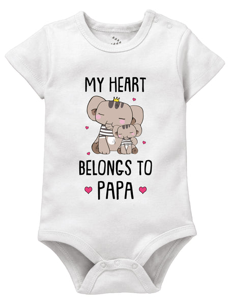 My Heart Belongs To Papa - Onesie