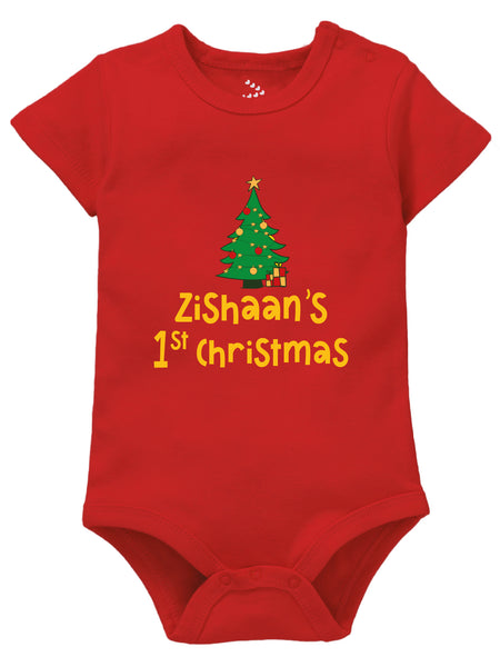 'Name' First Christmas - Onesie