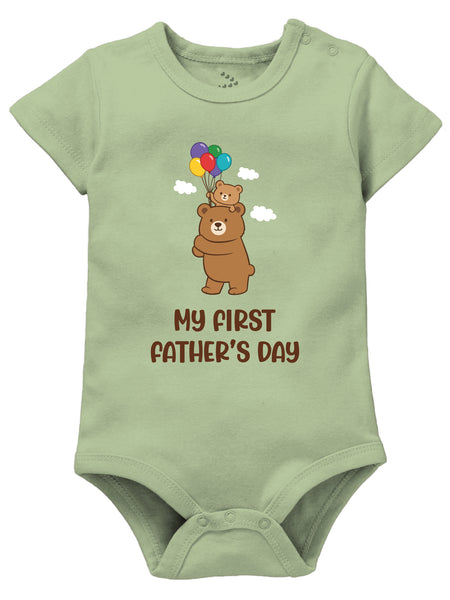 My First Father's Day Beer - Onesie
