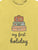 My First Holiday - T-shirt - Yellow