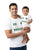 Brazil Football Father & Baby Matching Outfit - T-Shirt and Romper