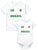 Brazil Football Father & Baby Matching Outfit - T-Shirt and Romper