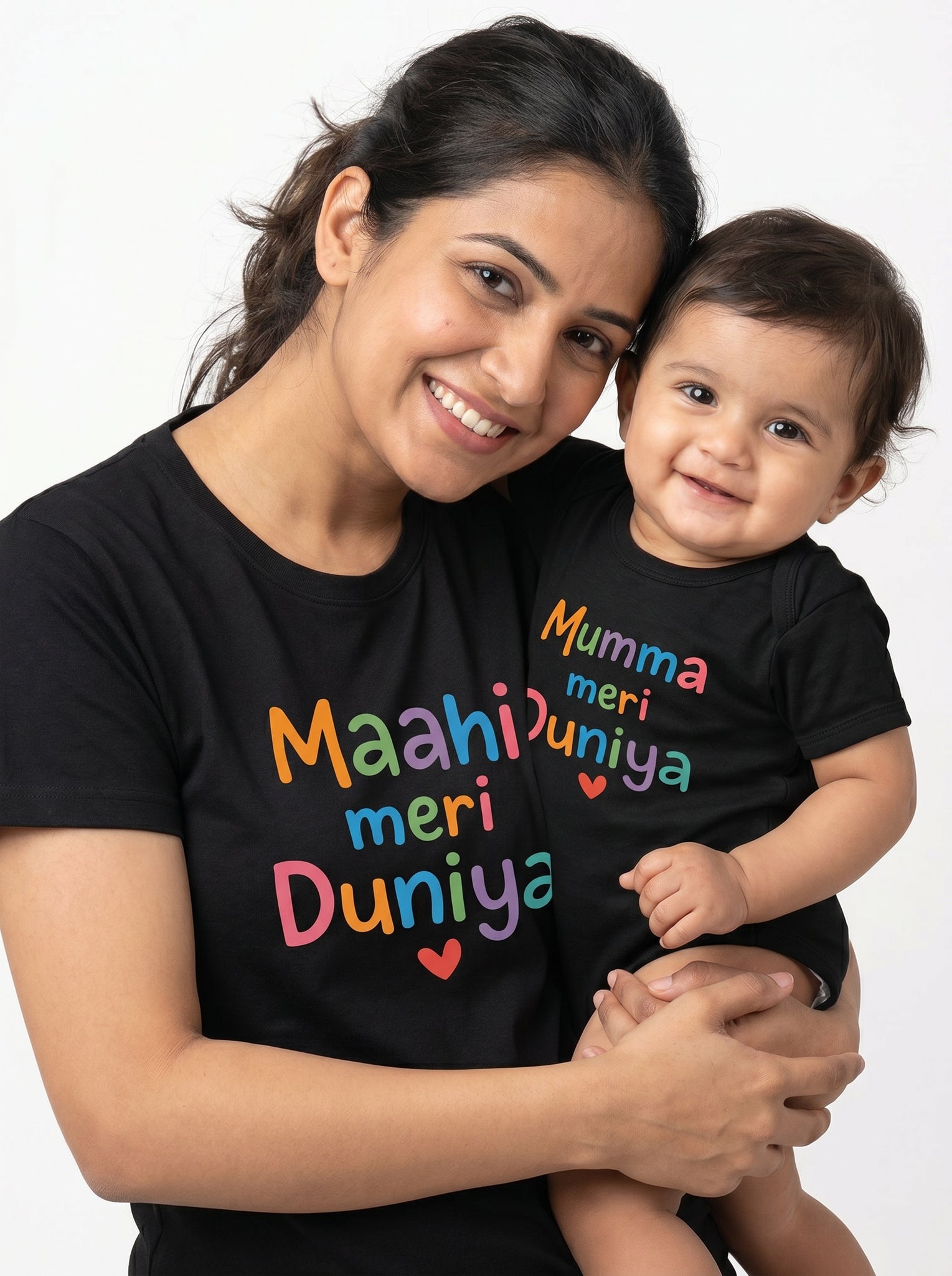 [Baby's Name] Meri Duniya & Mumma Meri Duniya - T-shirt & Onesie