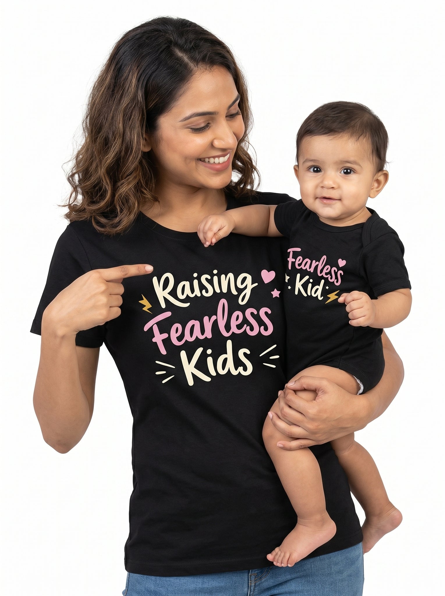 Raising Fearless Kids & Fearless Kid - T-shirt & Onesie