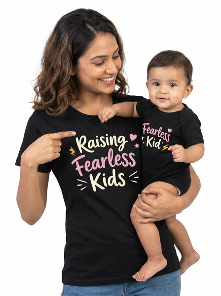 Raising Fearless Kids & Fearless Kid - T-shirt & Onesie
