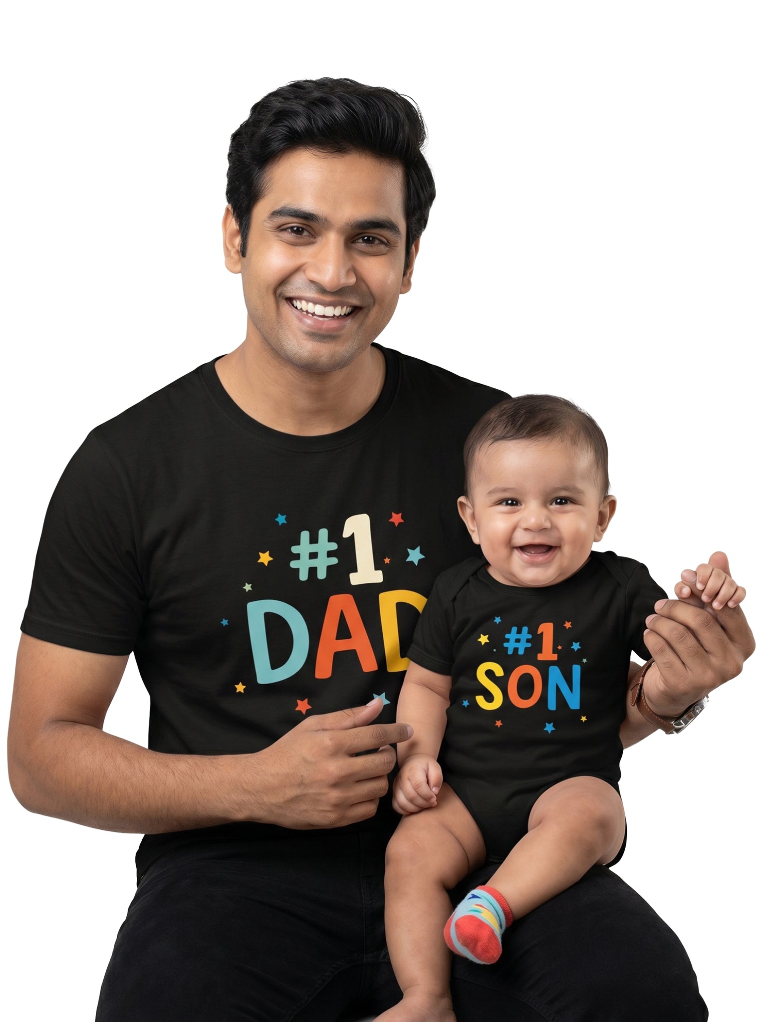 #Dad & #1 Son- T-shirt & Onesie