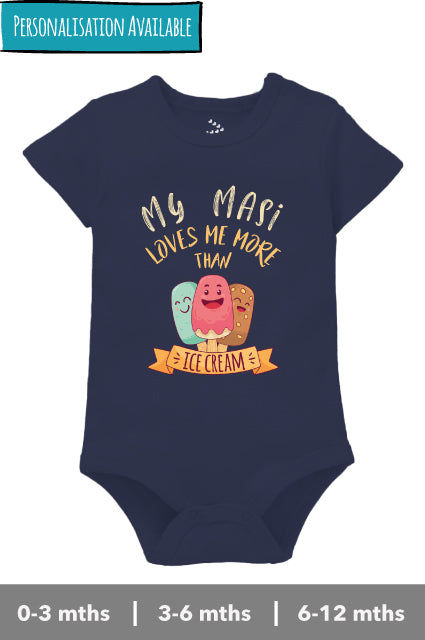 My Masi Loves me More than Icecream  - Onesie