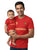 Portugal Football Father & Baby Matching Outfit - T-Shirt and Romper