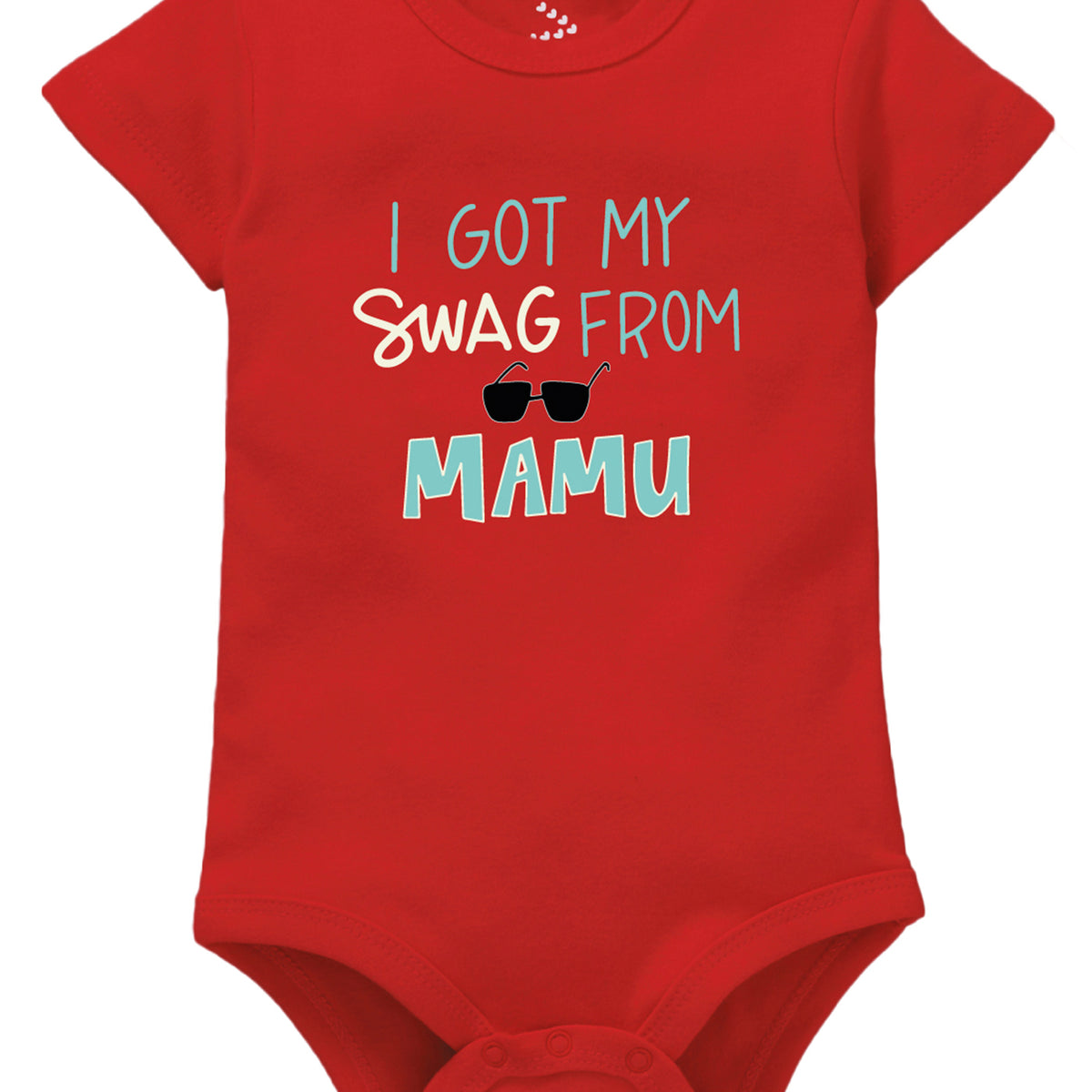 Swag From Mamu Onesie Buy online Personalised Baby Onesie