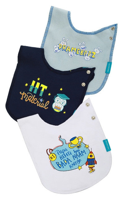 Bib Trio Set ( IIT Material / Dramebaaz / Papa Kehte Hai )