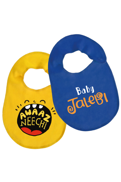 Bib Duo Set ( Awaaz Neechi/Baby Jalebi)